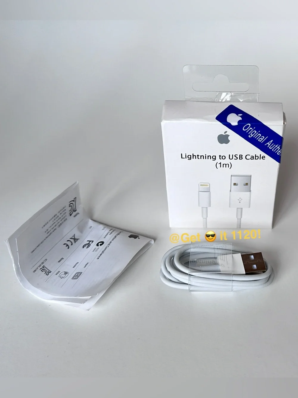 Apple Lightning to USB Cable (1m) A1480